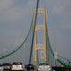 honeymoon begins: crossing mackinac bridge