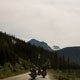 there were lots of motorcyclists