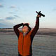 greeting morning sun at assateague