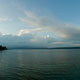 panorama of approaching storm